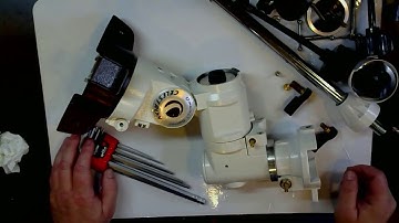Celestron CG-4 teardown/rebuild tutorial, Video 2 - Teardown part 2