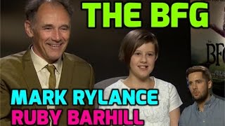 The BFG: Mark Rylance and Ruby Barnhill on how it nearly end up as Godzilla