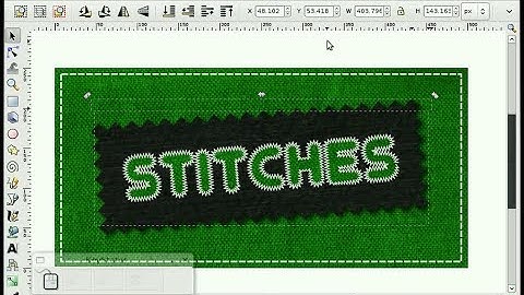 heathenX Inkscape Tutorials: episode 071 - Simulated stitching