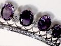 Antique Tiara with Amethysts and Diamonds