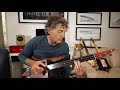 Baby Please Don't Go by Them 3 string cigar box guitar