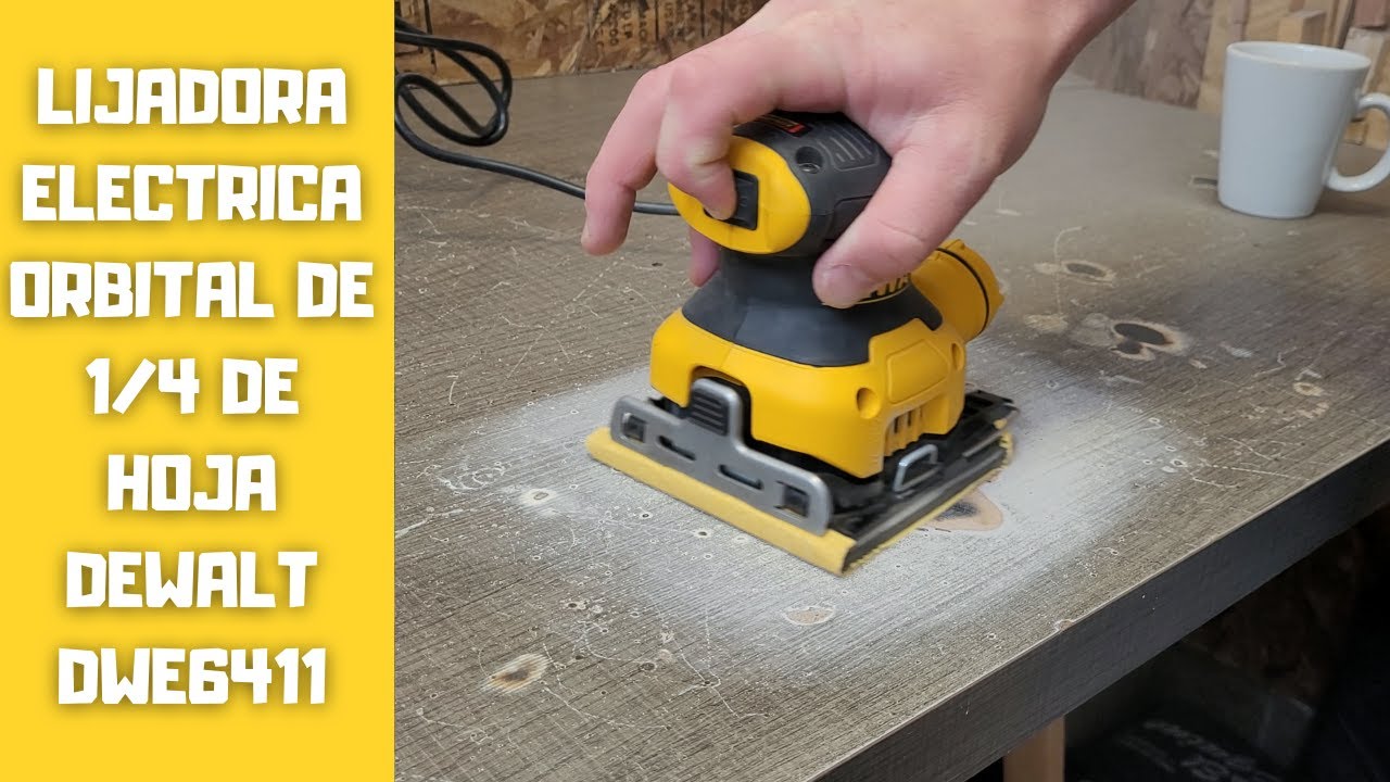 Lijadora Dewalt DWE6411-B3 1/4 pulgada 110 Volts