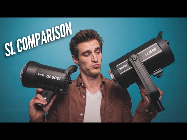 Godox SL60w vs SL150ii LED Video Light Comparison Review SL150w ii  Continuous Video Light 