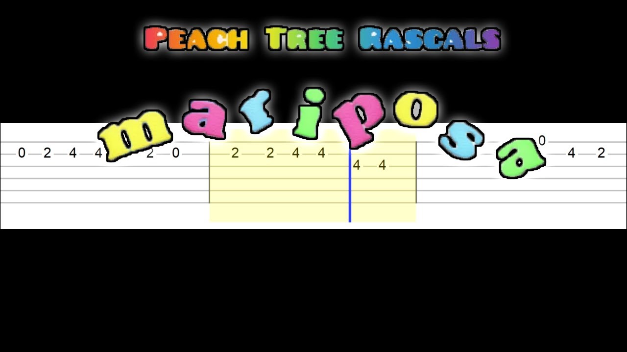 Mariposa - Peach Tree Rascals Cifra para Ukulele [Uke Cifras]