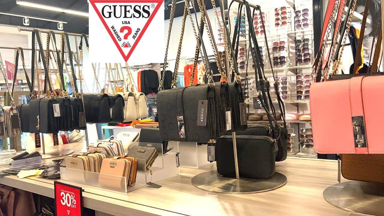 GUESS FACTORY OUTLET~Sale 50% OFF Handbags Clothing~SHOP WITH ME - YouTube