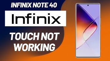 Touch Problem infinix note 40 || How to solve the touch issues || Touch not working