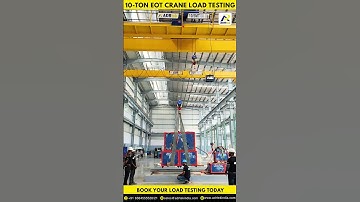 EOT Crane Load Testing Company in Bengaluru & Karnataka #adrtekindia #shorts #loadtesting