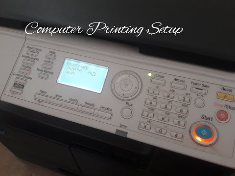 Konica Minolta Bizhub Pc Print Setup KonicaMinolta#short#shorts#problem#solution#Fix