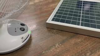 TURNON 2 in 1 Rechargeable Fan and Solar Panel a Quick Unboxing
