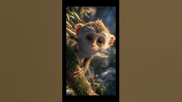 Adorable Baby Monkey Climbing Tree 🍃 | Cute 3D Animation Short | Funny Animal Moments