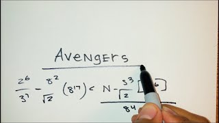 The AVENGERS theme song played with a Marker