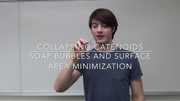 Collapsing Catenoids: Soap Bubbles and Surface Area Minimization