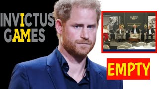 EMPTY STADIUM! Harry Furious as Guests Abandon Invictus Games Foundation Talk during his speech