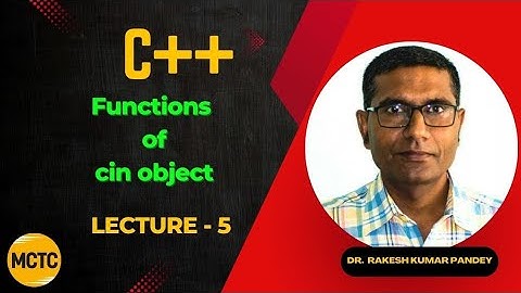 Functions of  cin object in C++ | cin.get() | cin.getline() | cin.read() | cin.ignore()