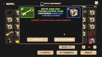 Uncrating mann co. crate in Team Fortress 2