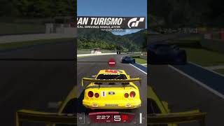 【GT7】ウィリー中に対向車と衝突したら打ち上げ花火説！！ (グランツーリスモ7) #Shorts