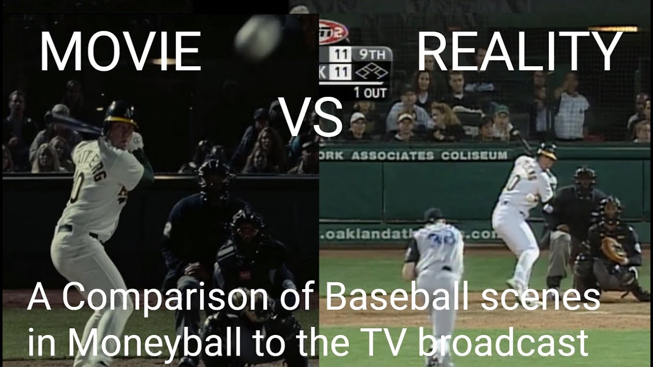 Сравнение сцен фильма «Человек, который изменил всё» с телевизионной трансляцией