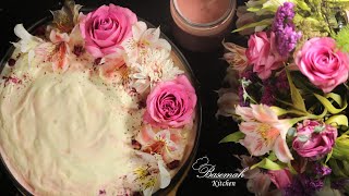 Rose cake  كيكة الورد