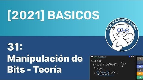 [Básicos]: Teoría de Manipulación de Bits