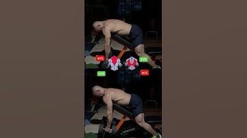 "Switch It Up! Best Incline Dumbbell Row Variations!"#shorts #fitneess #motivation