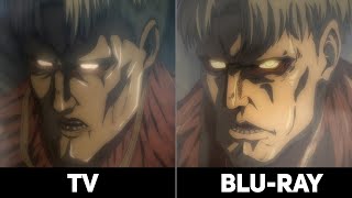 TV vs Blu-Ray - Attack on Titan Season 4 Episode 6