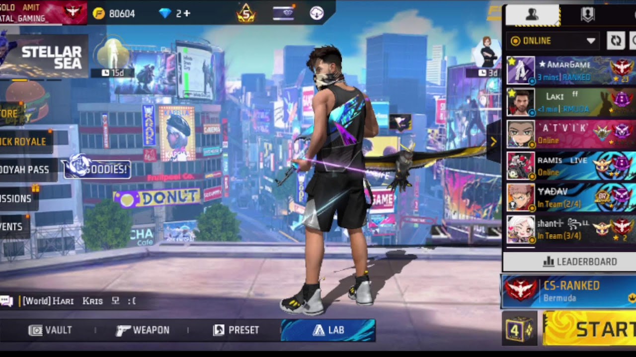 free fire cs rank push tips and tricks