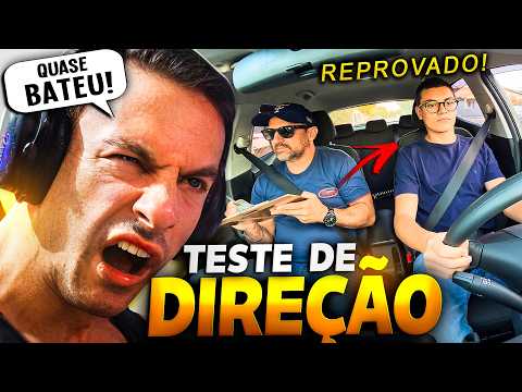 SUPER XANDÃO REAGINDO - FOI REPROVADO em 2 MINUTOS NO SIMULADO DO DETRAN Teste de Direção
