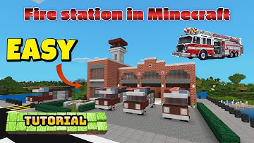 Fire station in minecraft -Tutorial