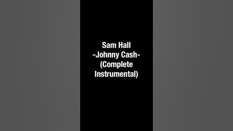 Thumbnail of Sam Hall- Johnny Cash (Instrumental Break for Just One Guitar)
