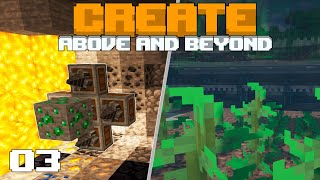 ФЕРМА Ламинарий и ГЕНЕРАТОР Андезита! Выживание с модами в Minecraft - CREATE: Above and Beyond