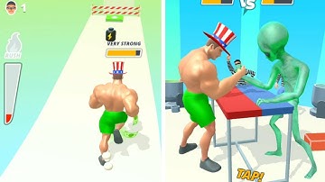 Muscle Rush 💪😍 All Laval Gameplay - Android Gameplay MR26 | Mobile Games