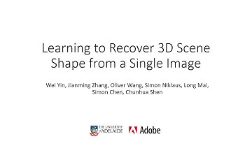 Learning to Recover 3D Scene Shape from a Single Image