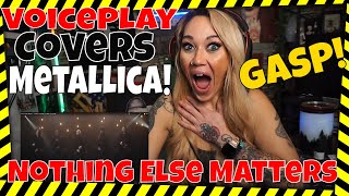 Nothing Else Matters Metallica acapella VoicePlay Ft J NONE REACTION | Just Jen Reacts
