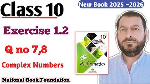 Class 10 Exercise 1.2 NBF Maths Ex 1.2 National Book Foundation maths Federal board maths FBISE 10th