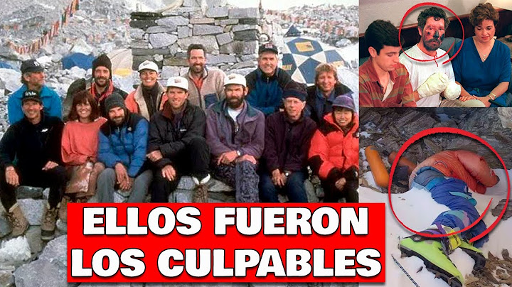 El día que ocurrió la TRAGEDIA en el Everest