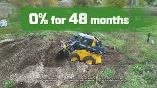 0% financing for 48 months on new John Deere Compact Construction Equipment - 21st Century Equipment