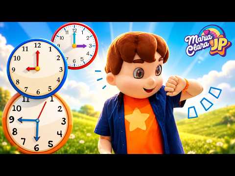 Maria Clara and JP Learn How to Tell Time! ⏰🕒