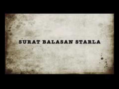 Lirik balasan surat untuk starla - YouTube
