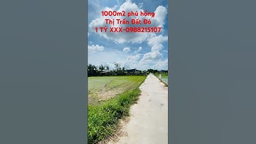 -1000m2 phủ hồngThị Trấn Đất Đỏ 1 TỶ XXX #datgiare #batdongsan