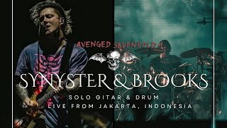 Solo Gitar Synyster Gates & Solo Drum Brooks Live Jakarta (Avenged Sevenfold Seize the Day Cosmic )