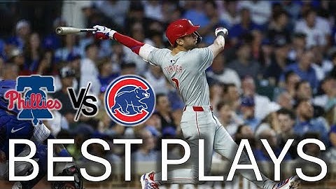 Phillies vs Cubs Highlights I BEST PLAYS of the Series I Trea Turner BLASTS OFF 💣🧨🔥