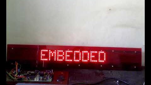 Moving Message Display Design