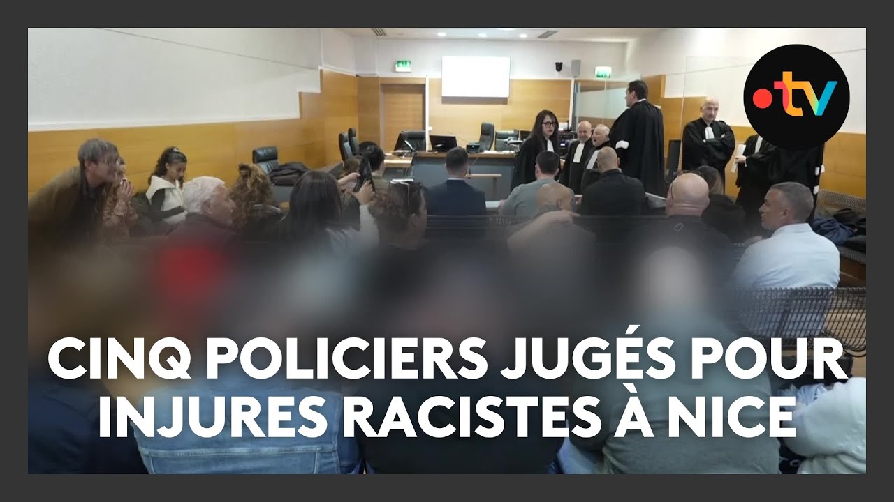Cinq policiers jugés pour violence et injures racistes à Nice