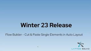 Winter 23 - Flow Builder Cut & Paste Enhancement