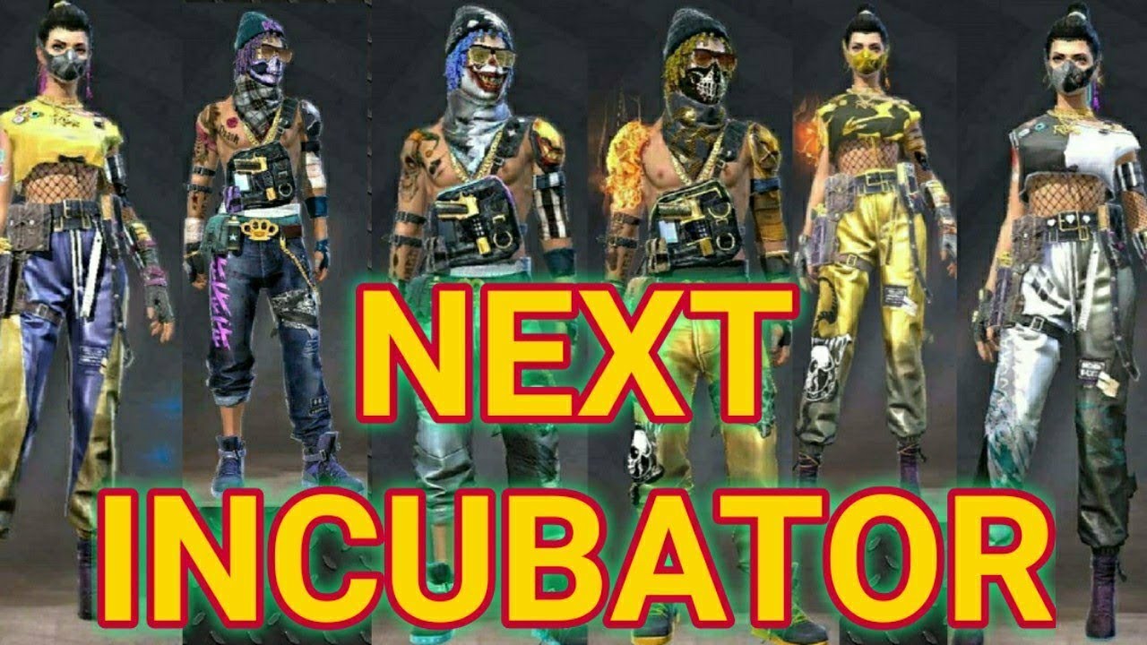 FREE FIRE NEXT INCUBATOR AUGUST 2020||FREE FIRE NEW INCUBATOR BUNDLE|| IN FREE FIRE