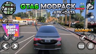 GTA6 MODPACK- Gta Sa Android | Gta Vi Graphics Modpack | RTX ANDROIDGAMER