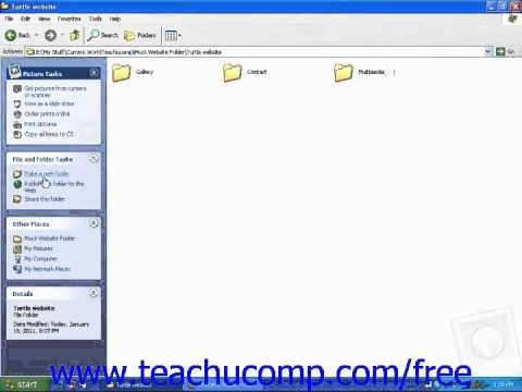 Dreamweaver CS5 Tutorial The Root Folder Adobe Training Lesson 2.2