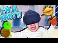 BABY FEEDS PET TURTLE TO A KILLER PLANT?! | Baby Hands VR Gameplay (HTC Vive)