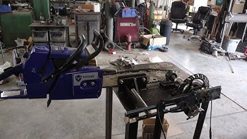 Part 1 Farmertec G888 On the Dyno Stock with 8.1hp Stihl ms880 Chainsaw clone 088