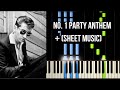 No 1 Party Anthem Arctic Monkeys Solo Piano Tutorial SHEET MUSIC No 1 Party Anthem Arctic Monkeys Solo Piano Tutorial SHEET MUSIC